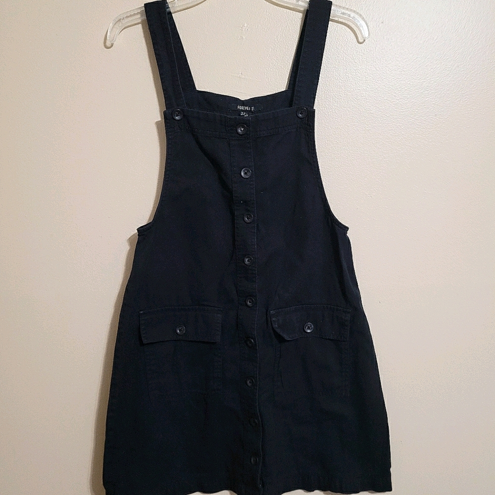 Forever black overall jumper